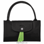 Le Pliage Green Handbag M Women Longchamp 8RTH80192 Black - Image 5