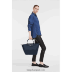 Le Pliage Green Handbag M Women Longchamp 8RTH80195 Navy - Image 2