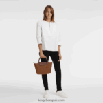 Le Pliage Green Handbag S Women Longchamp 8RTH80188 Cognac - Image 2
