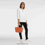 Le Pliage Green Handbag S Women Longchamp 8RTH8041 Carot - Image 2