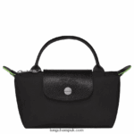 Le Pliage Green Pouch with handle Women Longchamp 8RTH80669 Black