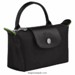 Le Pliage Green Pouch with handle Women Longchamp 8RTH80669 Black - Image 3