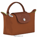 Le Pliage Green Pouch with handle Women Longchamp 8RTH80671 Cognac - Image 3