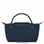 Le Pliage Green Pouch with handle Women Longchamp 8RTH80673 Navy - Image 4
