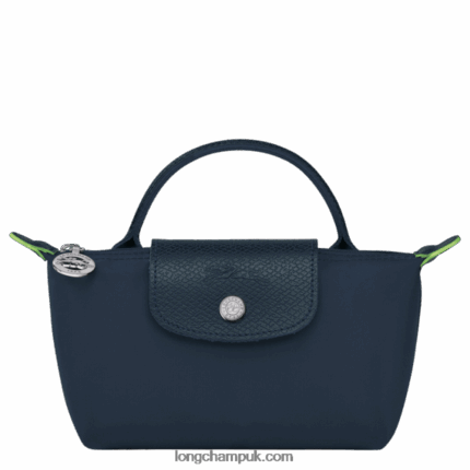 Le Pliage Green Pouch with handle Women Longchamp 8RTH80673 Navy