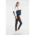 Le Pliage Green Tote bag L Women Longchamp 8RTH80406 Navy - Image 2