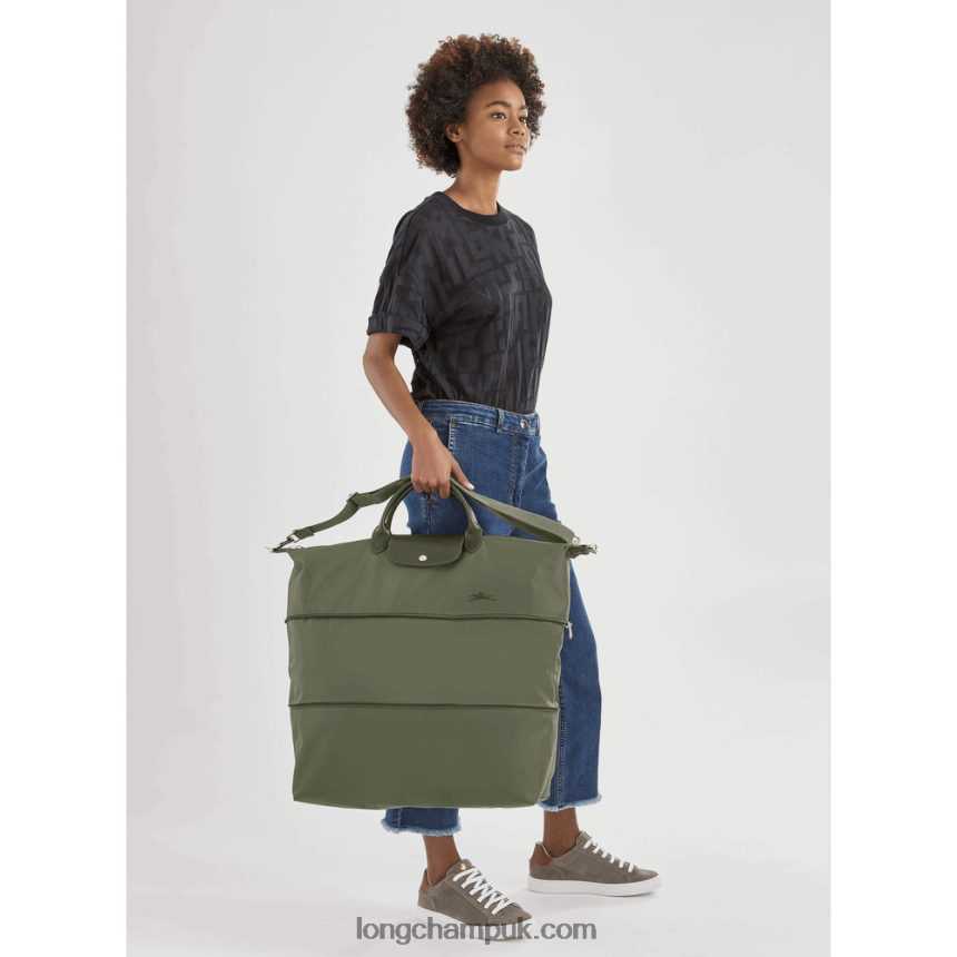 Le Pliage Green Travel bag expandable Women Longchamp 8RTH80801 Forest - Image 2