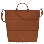 Le Pliage Green Travel bag expandable Women Longchamp 8RTH80802 Cognac - Image 3