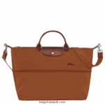 Le Pliage Green Travel bag expandable Women Longchamp 8RTH80802 Cognac - Image 4