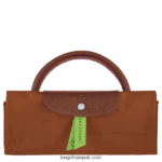 Le Pliage Green Travel bag S Women Longchamp 8RTH80788 Cognac - Image 5