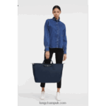 Le Pliage Green Travel bag S Women Longchamp 8RTH80790 Navy - Image 2