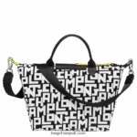 Le Pliage LGP Handbag L Women Longchamp 8RTH8091 Black/White - Image 4