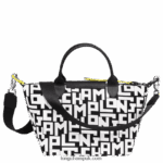 Le Pliage LGP Handbag S Women Longchamp 8RTH8090 Black/White - Image 4