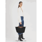 Le Pliage Original Handbag M Women Longchamp 8RTH80204 Black - Image 2