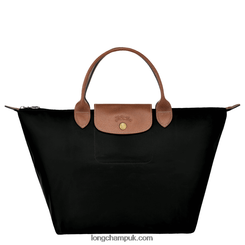 le_pliage_original_handbag_m_women_longchamp_8rth80204_black.png Le Pliage Original Handbag M Women Longchamp 8RTH80204 Black - Image 1