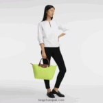Le Pliage Original Handbag M Women Longchamp 8RTH80205 Green Light - Image 2