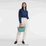 Le Pliage Original Handbag S Women Longchamp 8RTH80201 Turquoise - Image 2