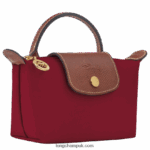 Le Pliage Original Pouch with handle Women Longchamp 8RTH80664 Red - Image 3