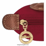 Le Pliage Original Pouch with handle Women Longchamp 8RTH80664 Red - Image 5
