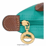 Le Pliage Original Pouch with handle Women Longchamp 8RTH80666 Turquoise - Image 5