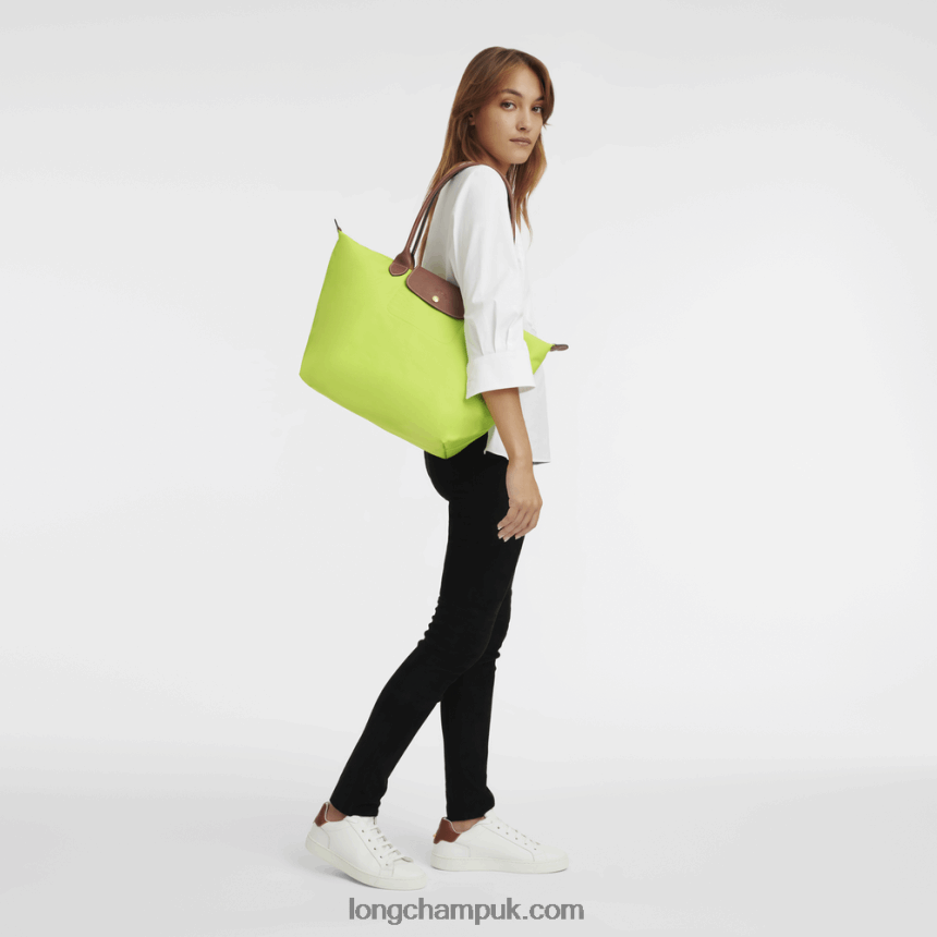Le Pliage Original Tote bag L Women Longchamp 8RTH80415 Green Light - Image 2