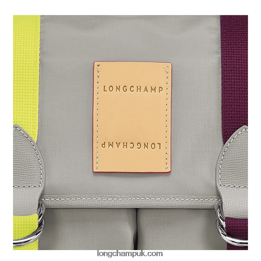Le Pliage Re Play Crossbody bag L Women Longchamp 8RTH80206 Grey - Image 5
