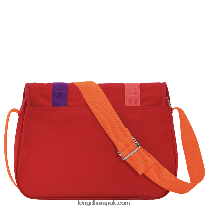 Le Pliage Re Play Crossbody bag L Women Longchamp 8RTH80210 Red - Image 4