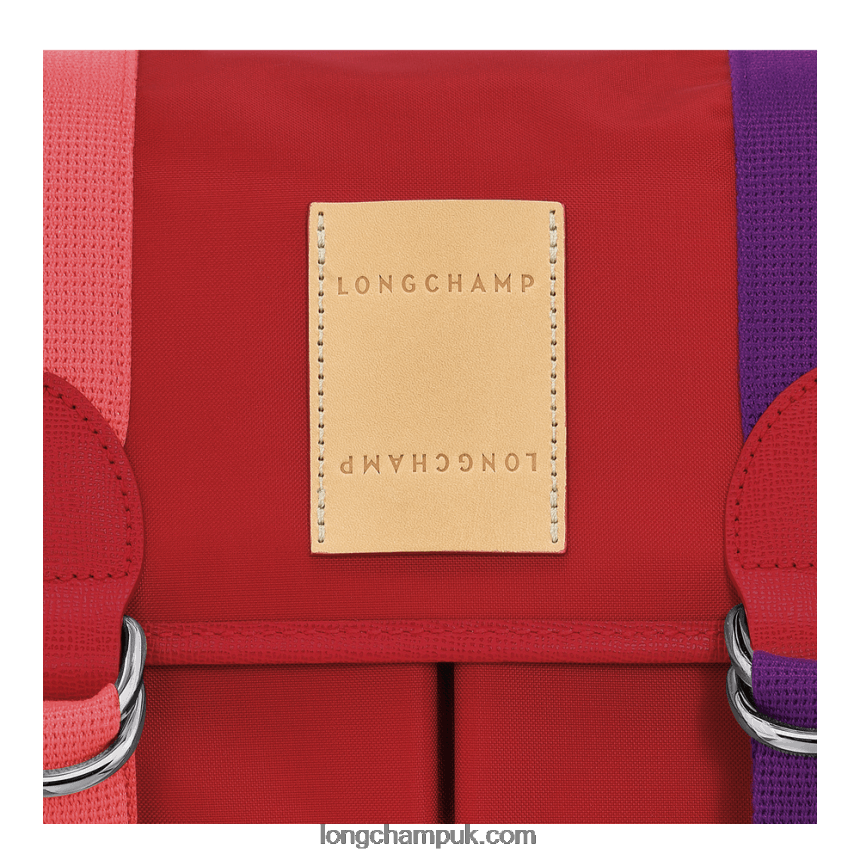 Le Pliage Re Play Crossbody bag L Women Longchamp 8RTH80210 Red - Image 5