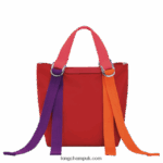 Le Pliage Re Play Handbag XS Women Longchamp 8RTH8047 Red - Image 4