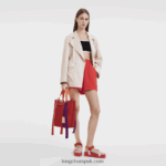 Le Pliage Re Play Tote bag S Women Longchamp 8RTH8052 Red - Image 2