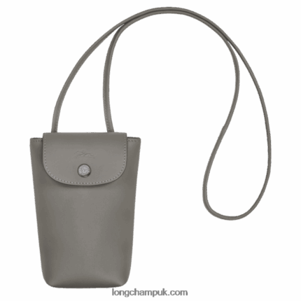 Le Pliage Xtra Phone case with leather lace Women Longchamp 8RTH80721 Turtledove