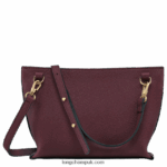 Mailbox Crossbody bag XS Women Longchamp 8RTH80307 Burgundy - Image 4