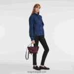 Mailbox Handbag M Women Longchamp 8RTH80161 Burgundy - Image 2