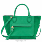 Mailbox Handbag M Women Longchamp 8RTH80162 Grass/Green Light