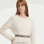 Mailbox Ladies' belt Women Longchamp 8RTH80923 Taupe - Image 2