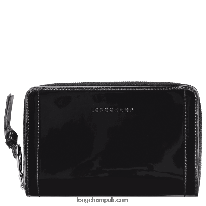 mailbox_wallet_women_longchamp_8rth80619_black.png Mailbox Wallet Women Longchamp 8RTH80619 Black - Image 1
