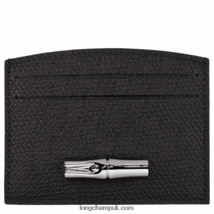 Roseau Card holder Women Longchamp 8RTH80636 Black