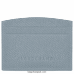 Roseau Card holder Women Longchamp 8RTH80640 Cloud Blue - Image 2