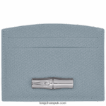 Roseau Card holder Women Longchamp 8RTH80640 Cloud Blue
