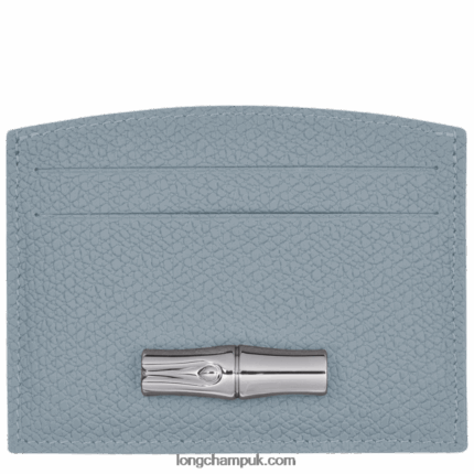 Roseau Card holder Women Longchamp 8RTH80640 Cloud Blue