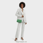 Roseau Clutch Women Longchamp 8RTH80248 Grass/Green Light - Image 2
