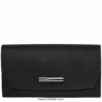 Roseau Continental wallet Women Longchamp 8RTH80587 Black
