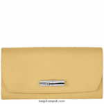 Roseau Continental wallet Women Longchamp 8RTH80589 Corn