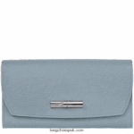 Roseau Continental wallet Women Longchamp 8RTH80591 Cloud Blue