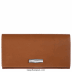 Roseau Continental wallet Women Longchamp 8RTH80594 Cognac