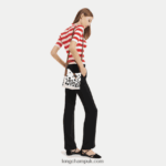 Roseau Essential Bucket bag XS Women Longchamp 8RTH80256 Black/White - Image 2