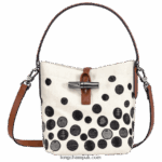 Roseau Essential Bucket bag XS Women Longchamp 8RTH80256 Black/White