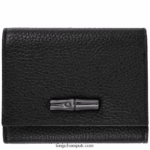Roseau Essential Wallet Women Longchamp 8RTH80571 Black
