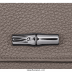 Roseau Essential Wallet Women Longchamp 8RTH80573 Grey - Image 3