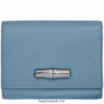 Roseau Essential Wallet Women Longchamp 8RTH80574 Slate